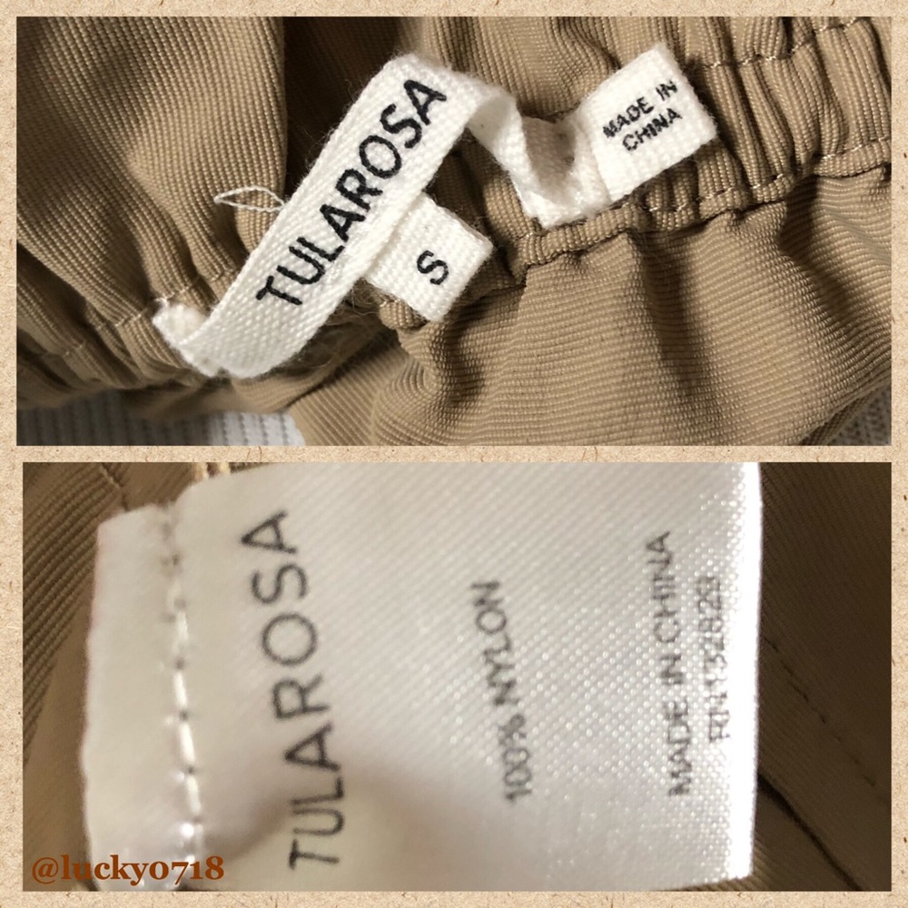 Tularosa x Revolve EUC Taupe Falon Dress Sz S - Picture 8 of 8